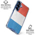 Netherlands Flag Distressed Galaxy S25 Clear Case